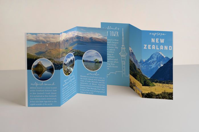 Mẫu thiết kế brochure du lịch đẹp